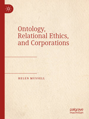 cover image of Ontology, Relational Ethics, and Corporations